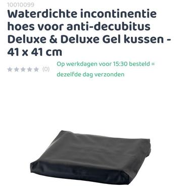 Deluxe gelkussen met luchtdruk inclusief handpomp en hoes beschikbaar voor biedingen