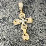 14k gouden kruis kettinghanger jezus kruis nieuw