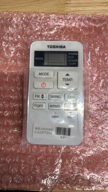 Originele Toshiba airco afstandsbediening nieuw WH-UC01NE beschikbaar voor biedingen