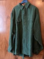 Groene zijden blouse, Groen, Zo goed als nieuw, Blouse of Tuniek, Verzenden
