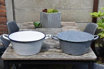 Vintage Emaille Teilen beschikbaar voor biedingen