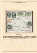 Poststuk Nederland mengfrankering 1924. Zie afbeelding., Ophalen of Verzenden, Brief