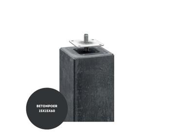 Betonpoer met luxe steun! beschikbaar voor biedingen