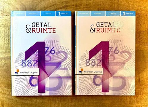 Getal & Ruimte 1 VMBO KGT Deel 1, Deel 2 Wiskunde 12e editie, Boeken, Schoolboeken, Zo goed als nieuw, Wiskunde B, VMBO, Ophalen of Verzenden