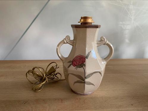 Prachtige gerestylde West-Germany vaaslamp, Huis en Inrichting, Lampen | Tafellampen, Nieuw, Minder dan 50 cm, Overige materialen