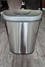 RVS prullenbak met sensor, Huis en Inrichting, Ophalen, 50 tot 75 cm, 40 liter of meer, Zo goed als nieuw