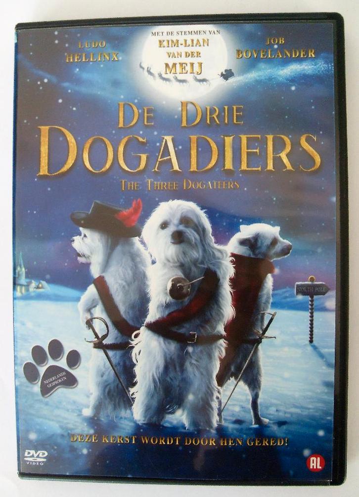 De Drie dogadiers (originele dvd) kerstfilm, Cd's en Dvd's, Dvd's | Avontuur, Zo goed als nieuw, Alle leeftijden, Ophalen of Verzenden
