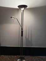 Stijlvolle staande lamp met leeslamp, Huis en Inrichting, Ophalen, Zo goed als nieuw, Metaal, 150 tot 200 cm