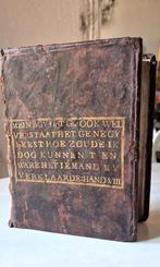 Biblia Sacra 1653 in unieke band met vergulde spreuk, Antiek en Kunst, Antiek | Boeken en Bijbels, Ophalen