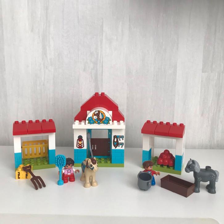 LEGO Duplo Ponystal set 10868, Kinderen en Baby's, Speelgoed | Duplo en Lego, Zo goed als nieuw, Duplo, Complete set, Ophalen of Verzenden