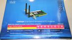 Cisco WMP600N Dual Band WiFi Adapter 300mb-N PCI Low Profile, Nieuw, Ophalen of Verzenden, Intern, Linksys Cisco