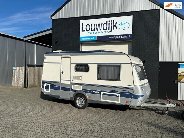 FENDT Saphir 420 Q ’01 (Treinzit, 4 Pers.), Caravans en Kamperen, Caravans, Bedrijf, tot en met 4, 750 - 1000 kg, Treinzit, Fendt
