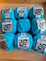 Scheepjes Cocktail Katoen - 9 bollen Lichtblauw, Ophalen of Verzenden, Nieuw, Breien of Haken, Wol of Garen