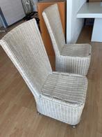 2 heerlijke rotan fauteuils wit, Ophalen, Gebruikt, Twee, Wit