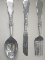 Wand bestek, groot bestek, Ophalen