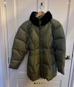 Vintage Moncler Puffer Jas Groen/Goud, Ophalen of Verzenden, Gedragen, Maat 38/40 (M), Groen
