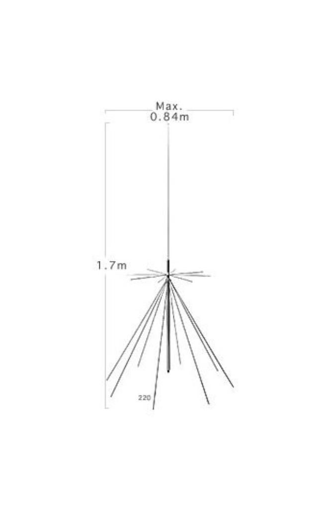 Diamond D 3000 N, Telecommunicatie, Antennes en Masten, Zo goed als nieuw, Antenne, Ophalen of Verzenden