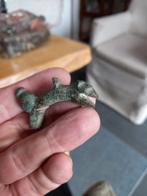 Romeins Bronzen Kan Handvat Fragment - Betuwe, Ophalen of Verzenden, Brons
