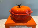 Nieuwe Le Creuset Pompoen in de doos, Gietijzer, Nieuw, Ophalen of Verzenden, Keramische plaat