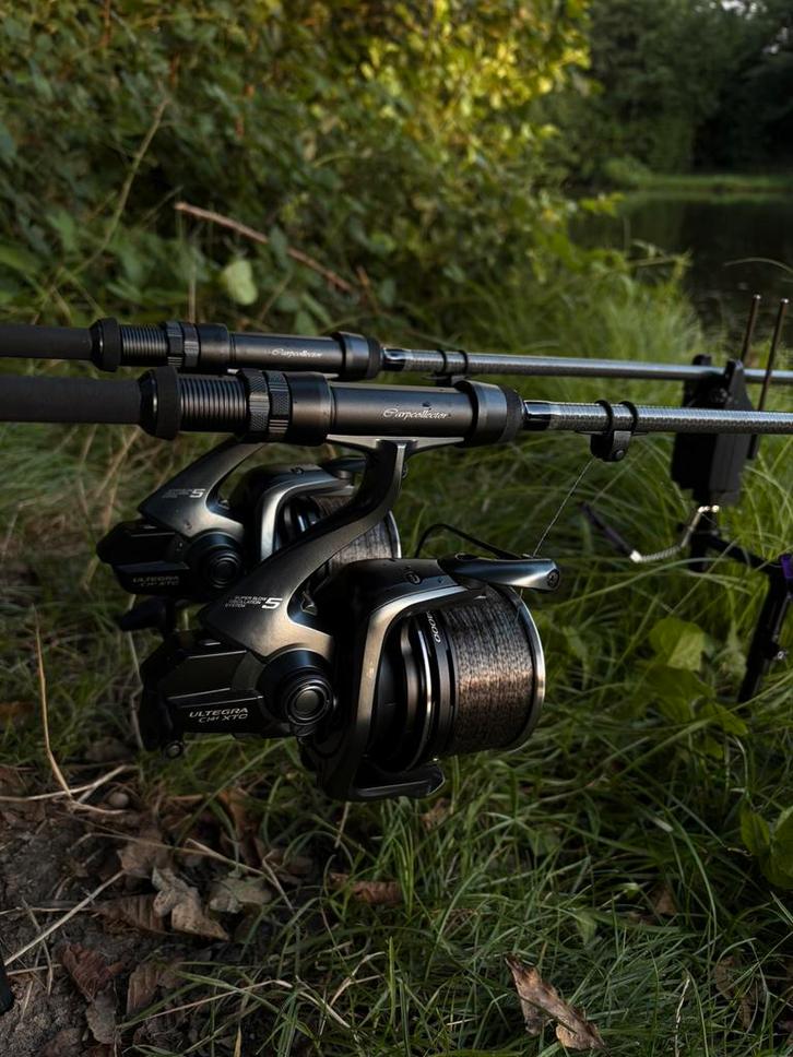 3x Shimano Ultegra 14000 XTC CI4, Watersport en Boten, Hengelsport | Karpervissen, Zo goed als nieuw, Molen, Ophalen of Verzenden