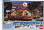 Retro reclame 1990 Lego Miniland vliegveld trein stadstrein, Overige typen, Ophalen of Verzenden