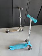 Blauwe kinderstep met lichtgevende wielen, Ophalen, Gebruikt, Gewone step, Scooter