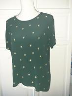 Shirt Fabienne chapot maat L, Ophalen of Verzenden, Zo goed als nieuw, Groen, Korte mouw