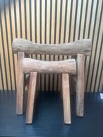 Twee houten bokken, Antiek en Kunst, Ophalen