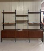Poul Cadovius by Royal System vintage modulair wandsysteem, Gebruikt, Teakhout, 200 cm of meer, Ophalen of Verzenden