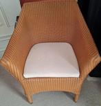 stoel #Loom, #rotan stoel naturel met kussen, oph omg Breda, Huis en Inrichting, Stoelen, Ophalen, Overige kleuren, Riet of Rotan