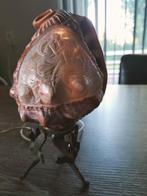 Antieke camee schelpen lamp., Verzenden