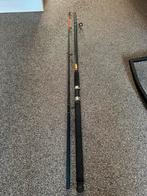 Spro boot hengel, Ophalen, Gebruikt, Werphengel