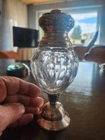 Antiek kristal en zilvergekeurde flesje, Ophalen of Verzenden