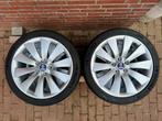 SAAB 18-inch Turbine Velgen ALU90 NIEUWSTAAT + Michelin, Ophalen, 18 inch, Velg(en), Nieuw