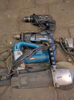 Grote slijptol decoupeerzaag en3 boormachines, Doe-het-zelf en Verbouw, Boormachine, Gebruikt, Ophalen of Verzenden, Variabele snelheid