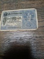 5 Mark biljet uit 1917, Postzegels en Munten, Munten en Bankbiljetten | Verzamelingen, Ophalen of Verzenden, Buitenland, Bankbiljetten