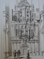 staalgravure orgel Westerkerk te Amsterdam, Lemaitre 1840, Antiek en Kunst, Kunst | Etsen en Gravures, Verzenden