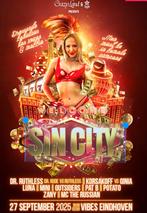 2 tickets voor Crazyland Sin City, 27 september Eindhoven, Tickets en Kaartjes, Twee personen