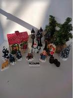 Diverse kerstdecoratie voor kerstdorp., Diversen, Kerst, Ophalen of Verzenden, Zo goed als nieuw