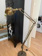 Scharnierlamp / industriële vloerlamp / staande lamp brons, Ophalen, Gebruikt