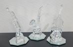 Set van drie kristallen muziekinstrumenten, Ophalen of Verzenden