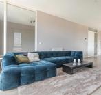 Royal Velvet Hoekbank Turquoise - Zo Goed Als Nieuw, Huis en Inrichting, Banken | Bankstellen, Ophalen, Hoekbank, 300 cm of meer