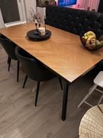 Eettafel + bank + 2 stoelen, Huis en Inrichting, Tafels | Eettafels, Ophalen, 200 cm of meer, 50 tot 100 cm, Zo goed als nieuw