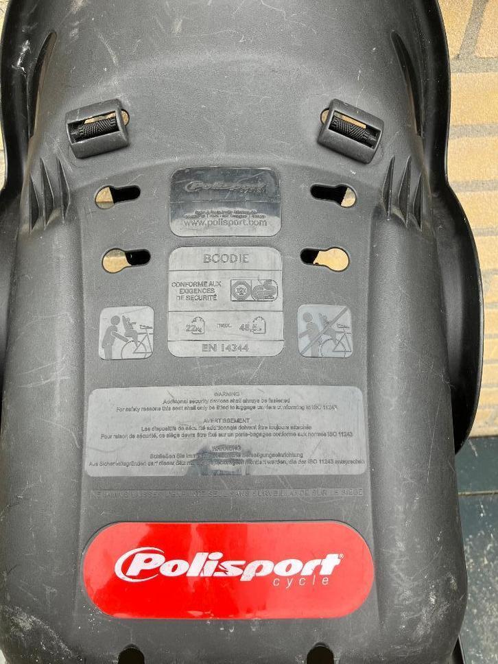 Polysport Boodie fietsstoeltje  zadelstang montage, Fietsen en Brommers, Fietsaccessoires | Fietsstoeltjes, Gebruikt, Achterzitje
