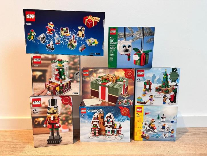 Lego kerst - diverse dozen. Worden gezamenlijk verkocht., Kinderen en Baby's, Speelgoed | Duplo en Lego, Nieuw, Lego, Complete set