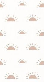 Kinderbehang Ochtendgloren Roze Bibelotte, Nieuw, Ophalen of Verzenden, Wanddecoratie, Info@bibelotte.nl