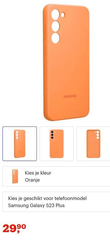 NIEUWE HOESJE SAMSUNG S25 PLUS ORANJE  beschikbaar voor biedingen