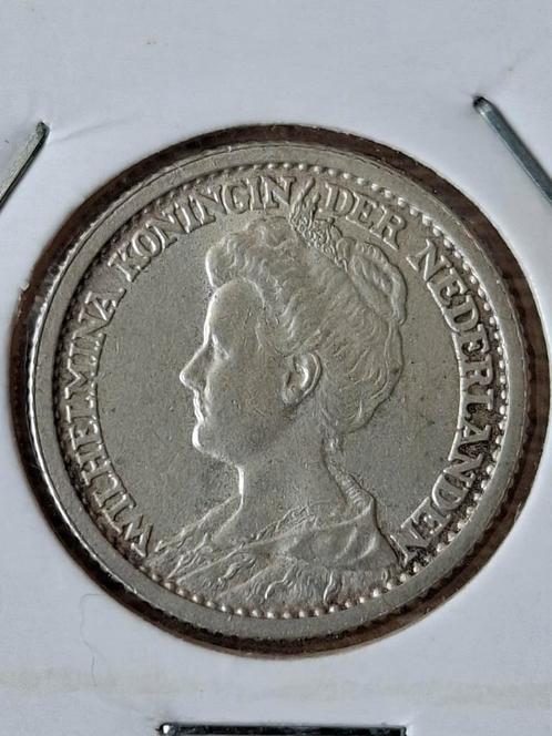 25 Cent (Kwartje) 1925 in een nog mooie kwaliteit., Postzegels en Munten, Munten | Nederland, Losse munt, 25 cent, Koningin Wilhelmina