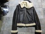 Lammy/piloten jas mt L  € 135,00, Kleding | Dames, Hifa, Maat 42/44 (L), Ophalen of Verzenden, Bruin