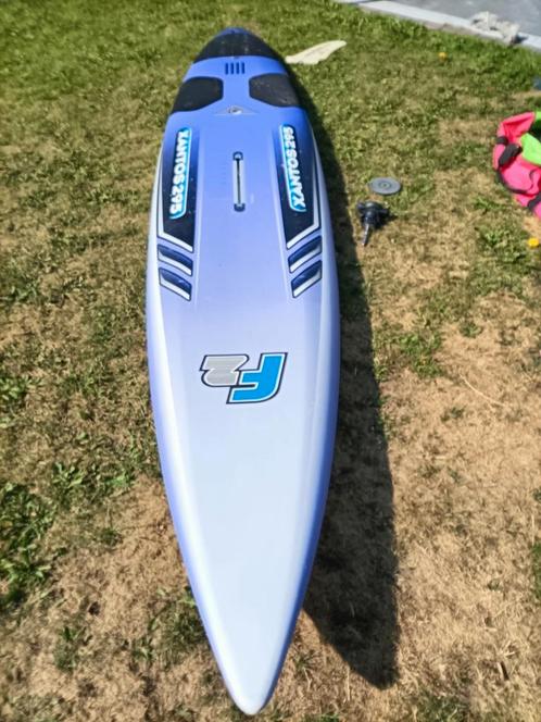 F2 Xantos 295 surfset, Watersport en Boten, Windsurfen, Gebruikt, Zeil, 250 tot 300 cm, Met vin(nen), Met draagtas, 5 tot 7 m²